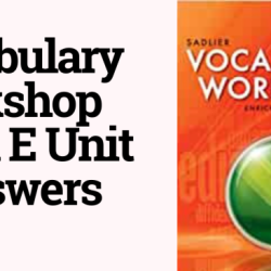 Vocabulary workshop level e unit 11