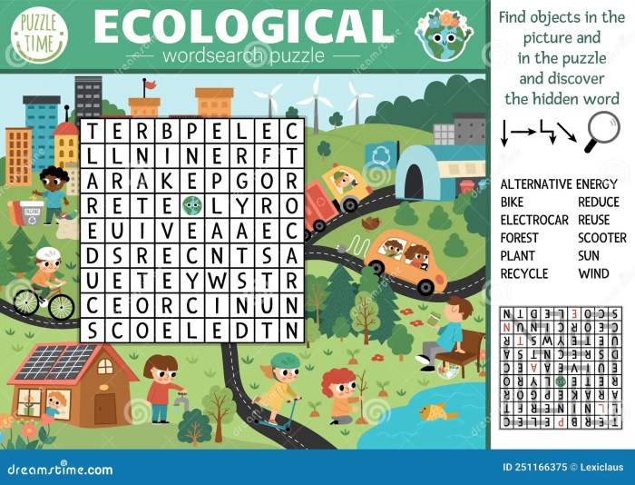 Eco word puzzle answer key