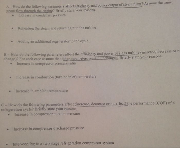 Which of the following parameters affect the zero temperature