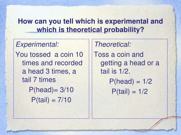 Lesson 7 homework practice theoretical and experimental probability answer key